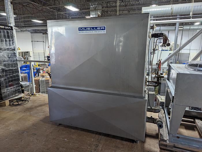 Used Mueller Falling Film Chiller with Condensing Unit for Sale at