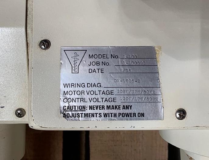 Used AMS A-100 Semi-Automatic Auger Filler