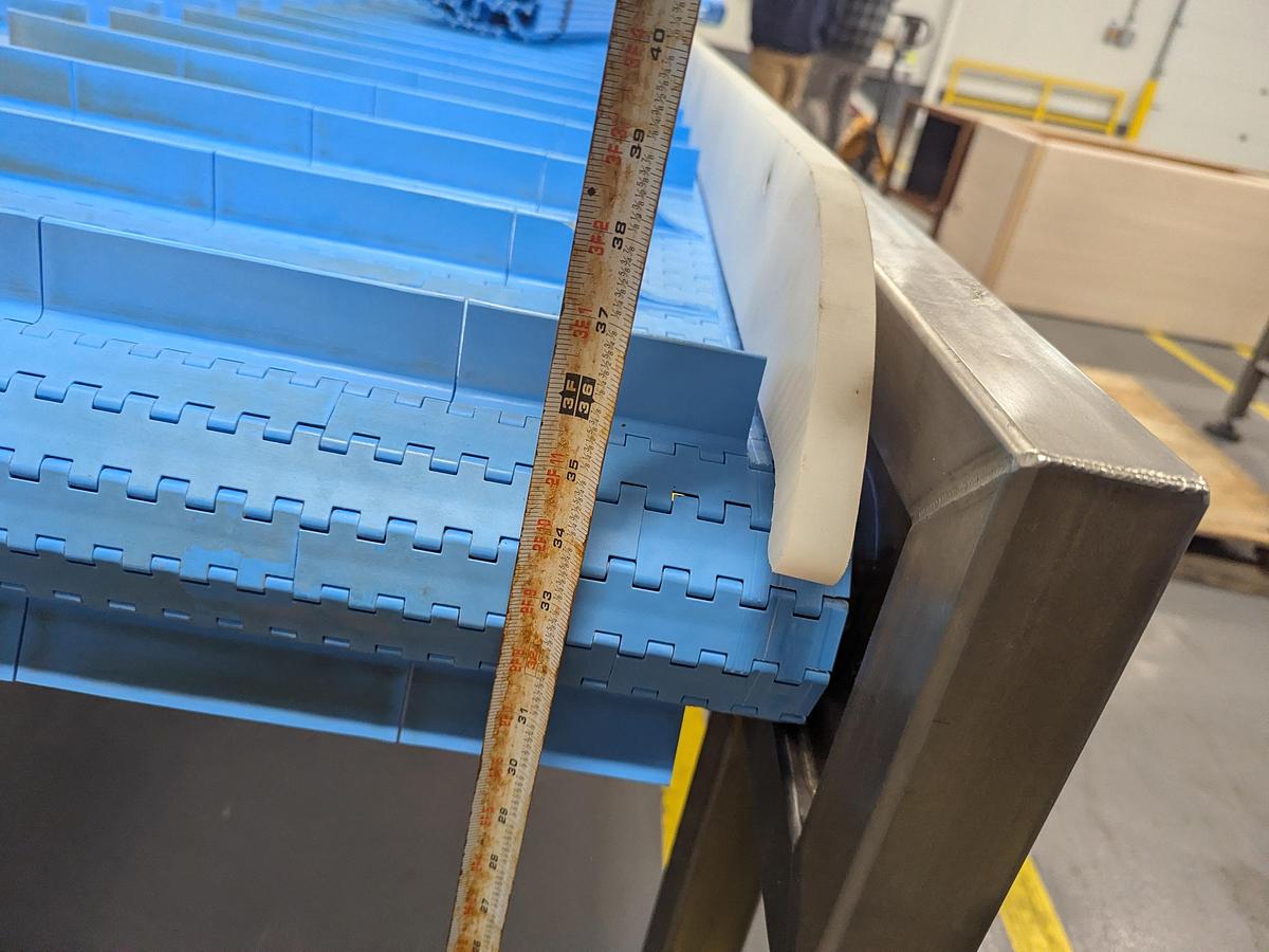 Used  Incline Cleated Conveyor