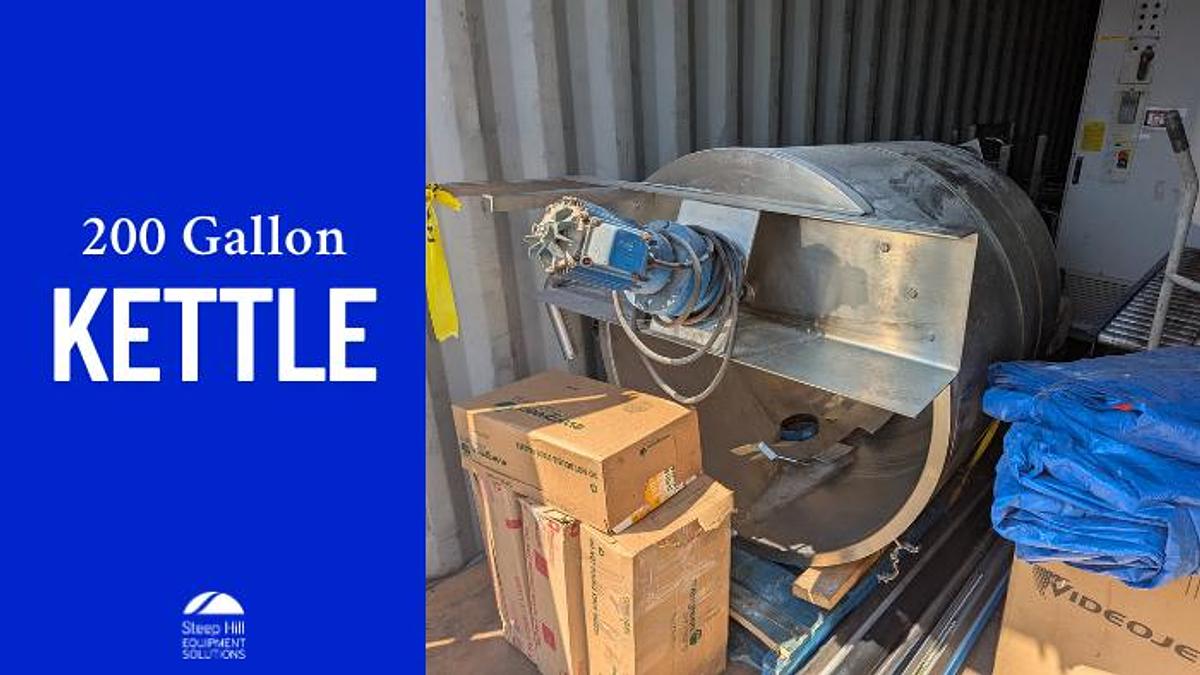 Used Lee 200D7S 200 Gallon Kettle