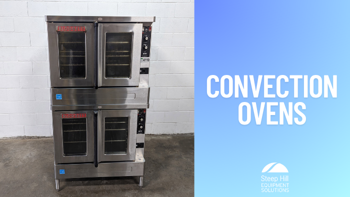 Used Blodgett Double-Stack NG Convection Ovens