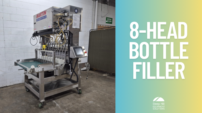 Used Martin Robotics 8 Shooter Bottle Filler