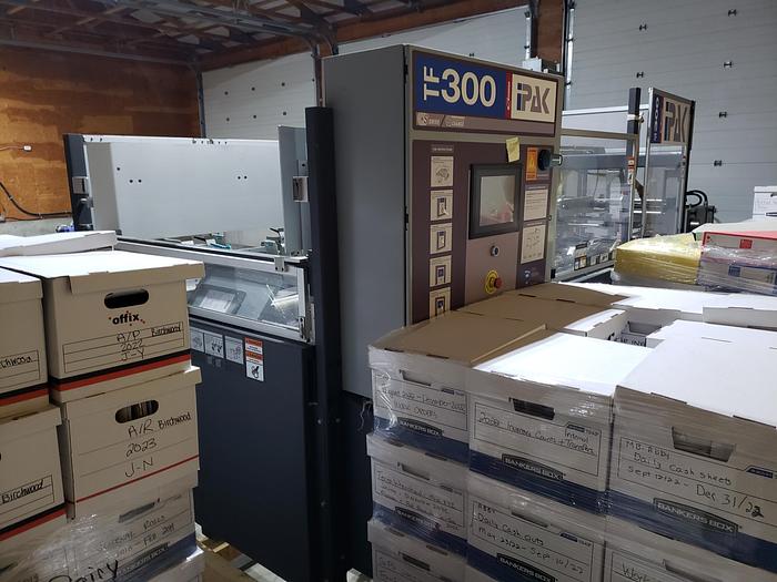 Used IPAK TF-300S Automatic Tray Former