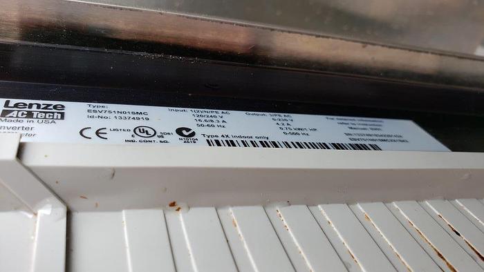 Used KLEENline 6ft Left-Controlled Conveyor