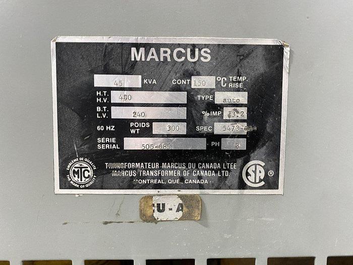 Used Marcus 48 kVA Auto Transformer