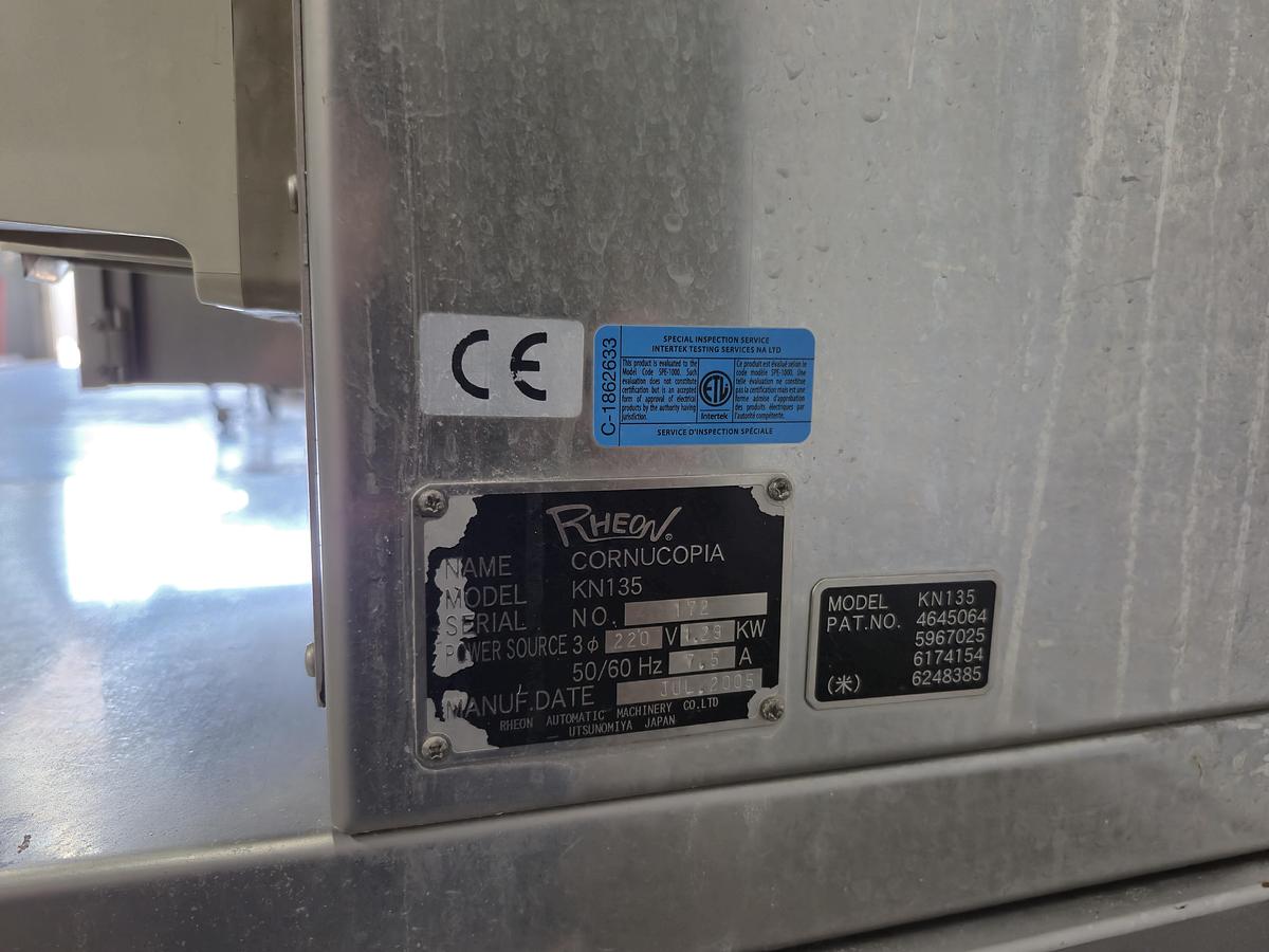 Used Rheon KN135 Encrusting Machine