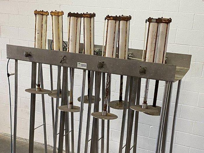 Used Pneumatic 8-Head A-Frame Cheese Press