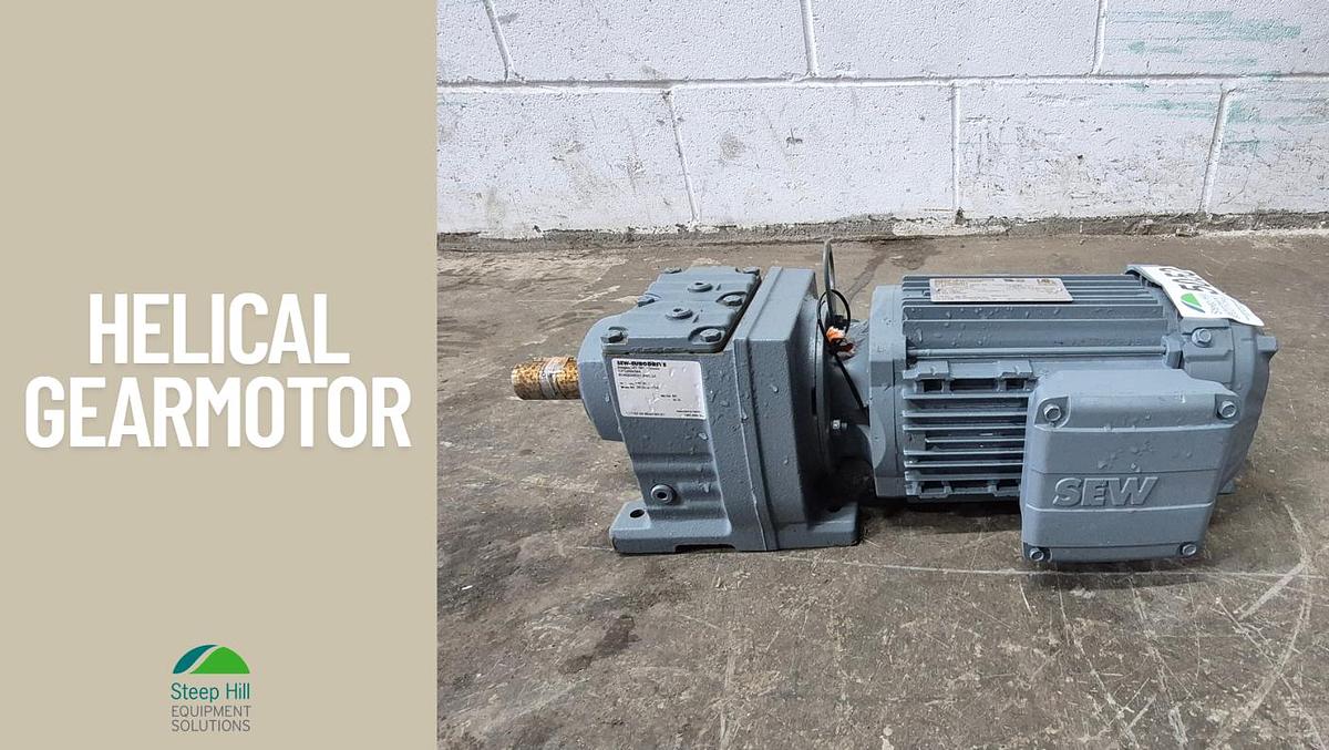 Used Sew-Eurodrive 1 HP Helical Gearmotor