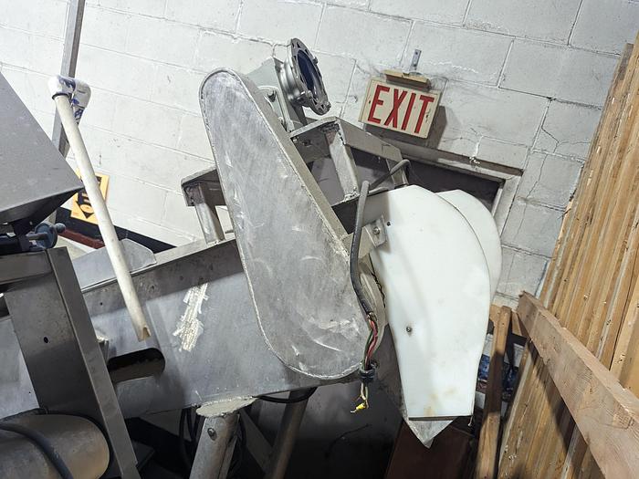 Used Incline Conveyor with Dump Station