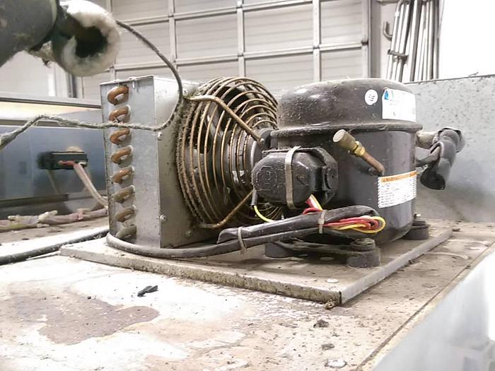 Used Stainless Steel Solid Door Fridge / Freezer