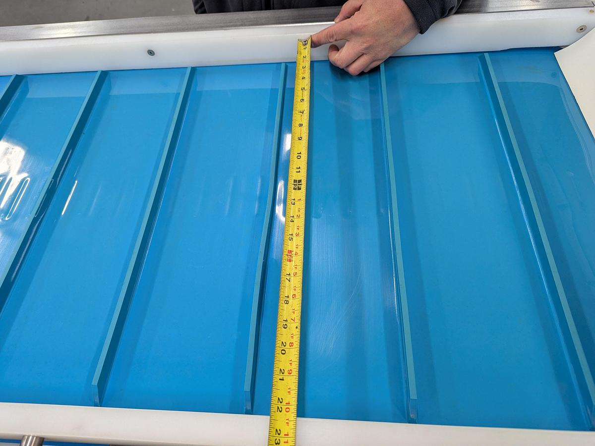 Used Infeed Dog Leg Conveyor