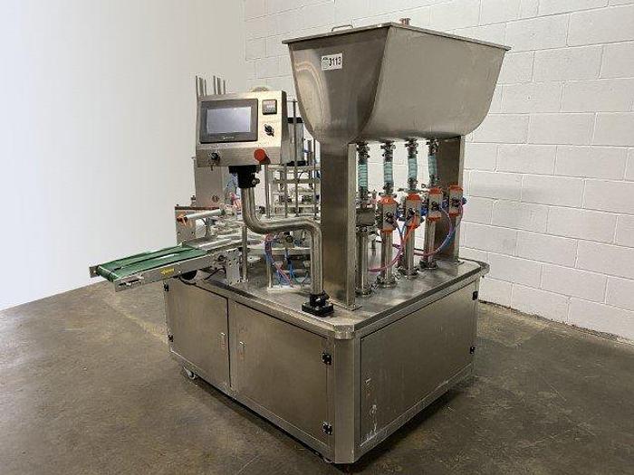 Used Bespacker XBG900-2 Rotary Cup Fill & Seal