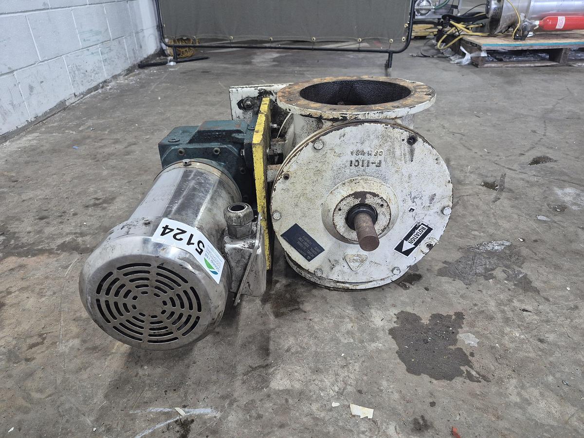Used Kice VJ10X8X8 Rotary Airlock Valve