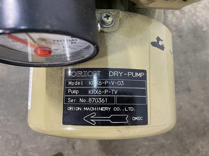 Used Orion KRX6-P-V-03 Vacuum Pump