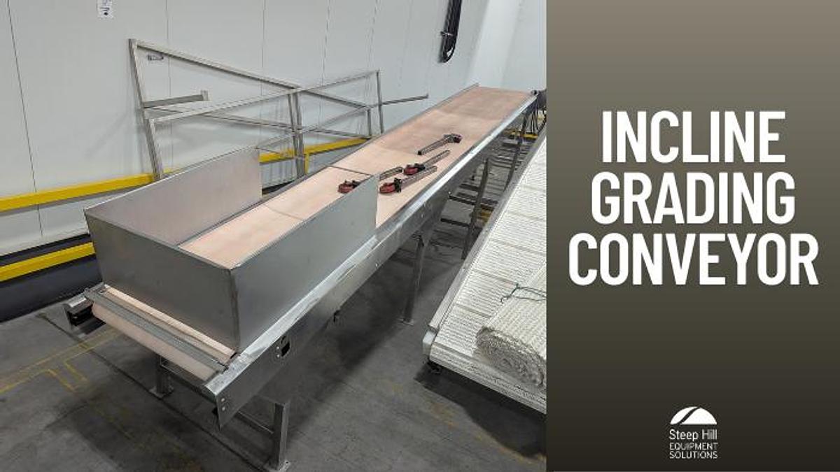 Used Inclined Grading Conveyor
