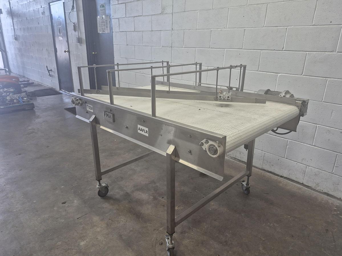 Used FMA 5 ft Flat Belt Conveyor
