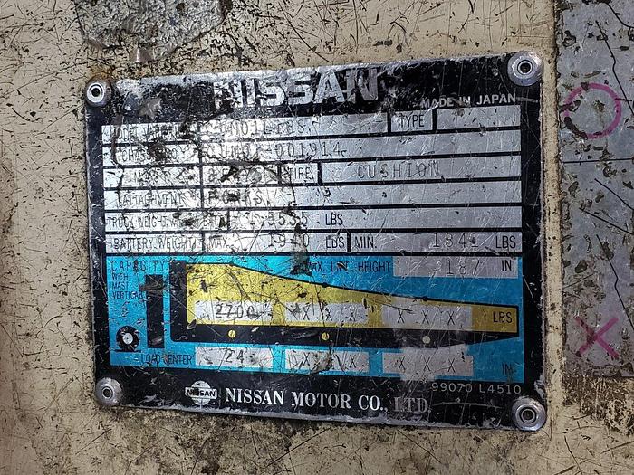 Used Nissan 48V Electric Forklift