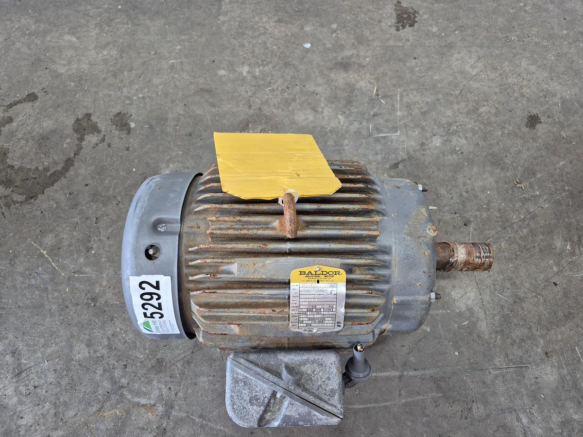 Used Baldor M2333T 15 HP 3-Phase Electric Motor