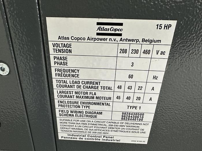 Used Atlas Copco Air Compressor