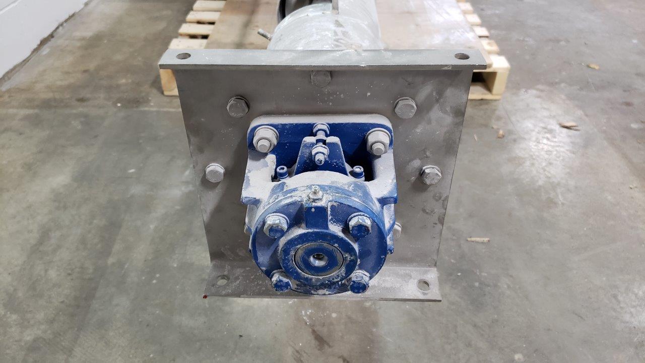 Used WAM Single Shaft Screw Feeder with Hopper