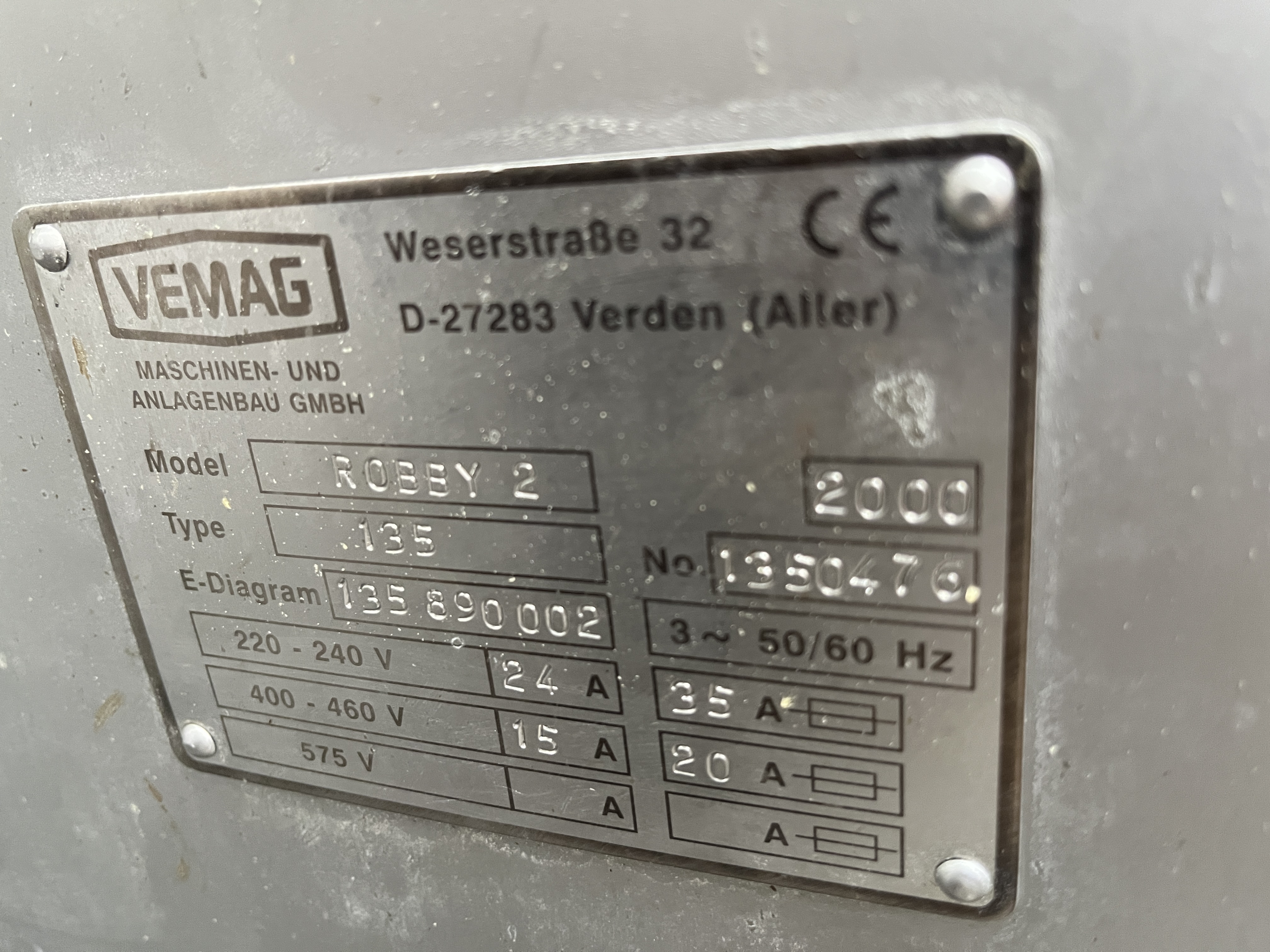 Used Vemag Robby 2 Sausage Stuffer