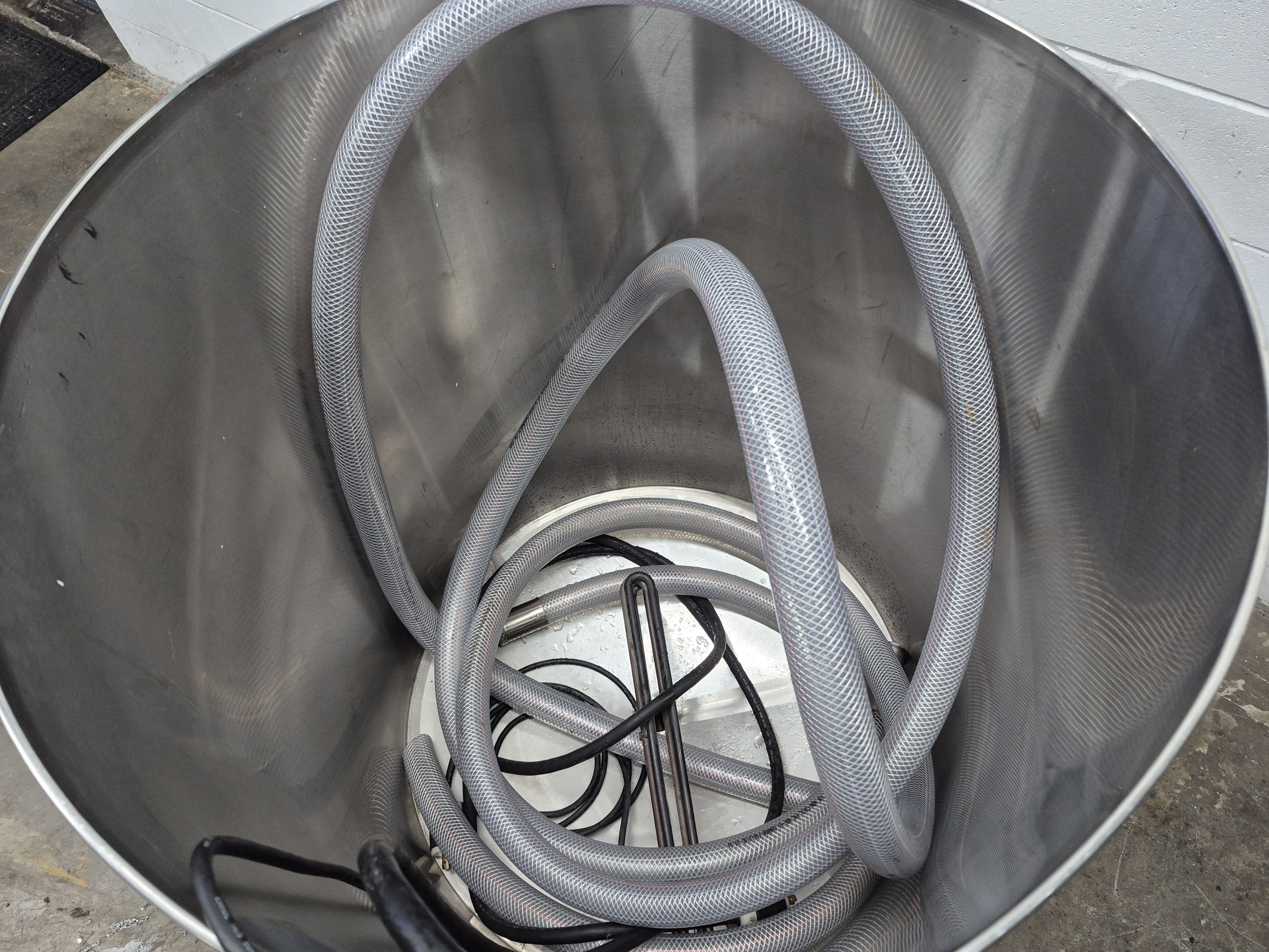 Used SS 100 Gallon Tank w/ Immersion Heater