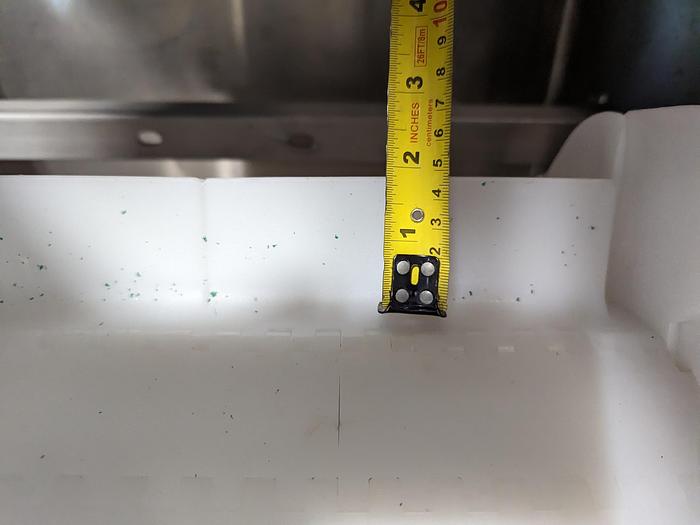 Used 20' Incline Modular Conveyor