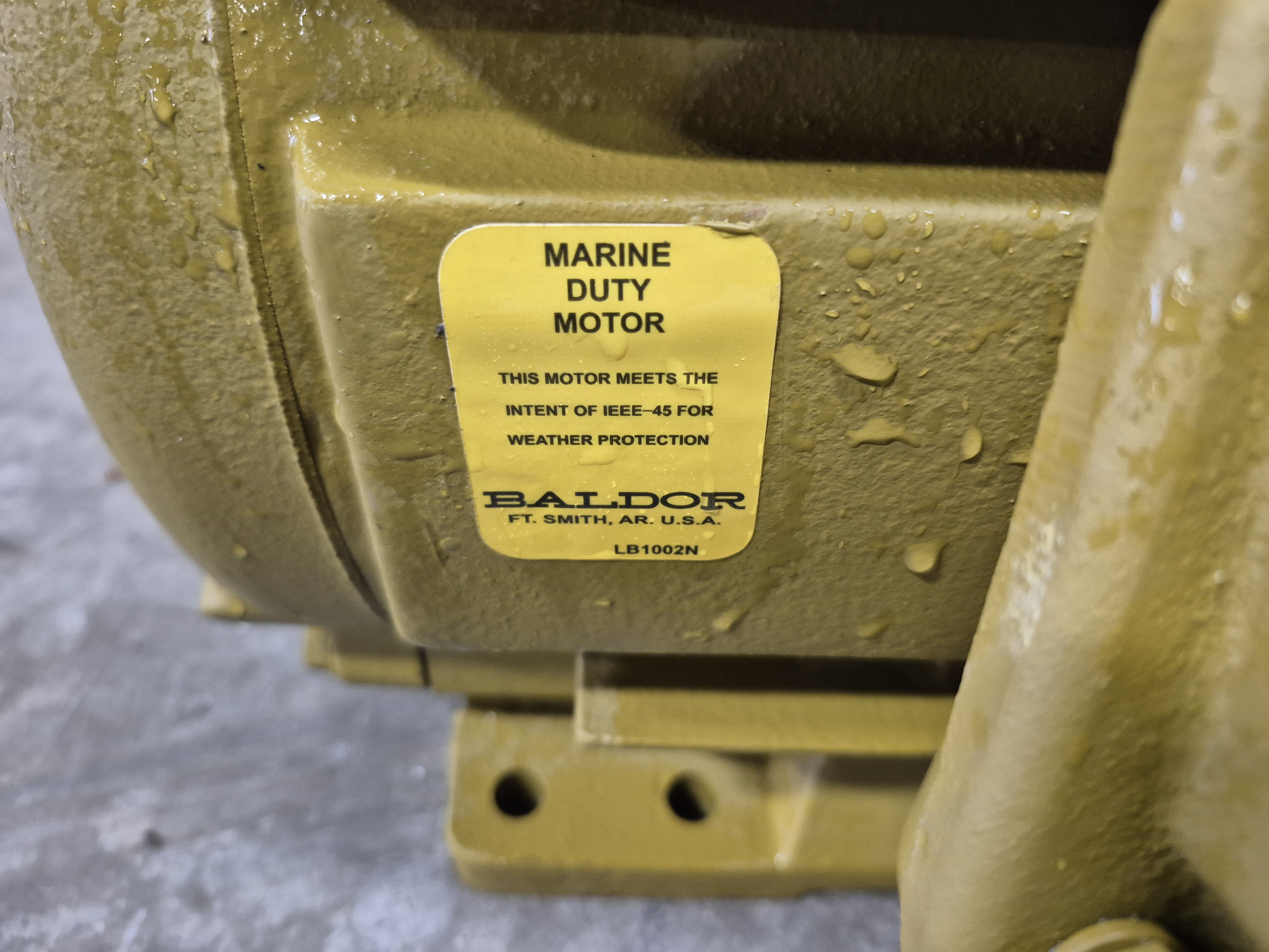 Used Baldor-Reliance Super-E Sever Duty XEX Electric Motor
