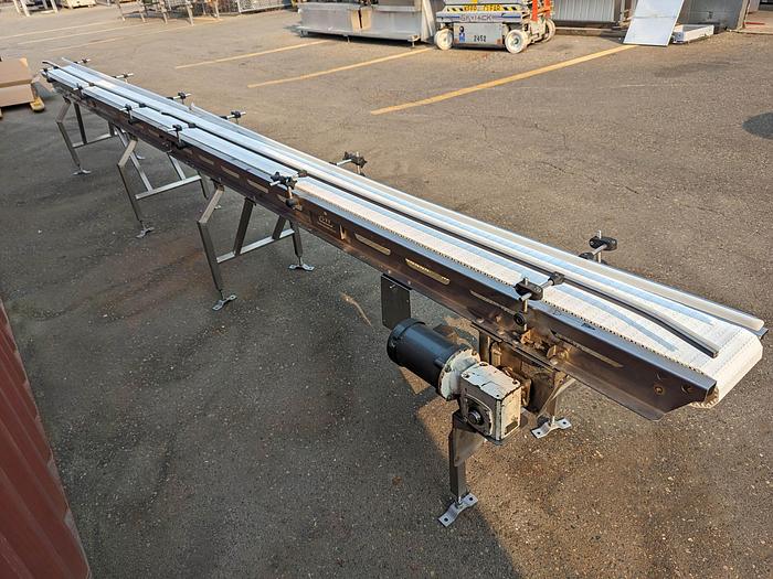Used B.W. Cooney 20'L Modular Belt Conveyor