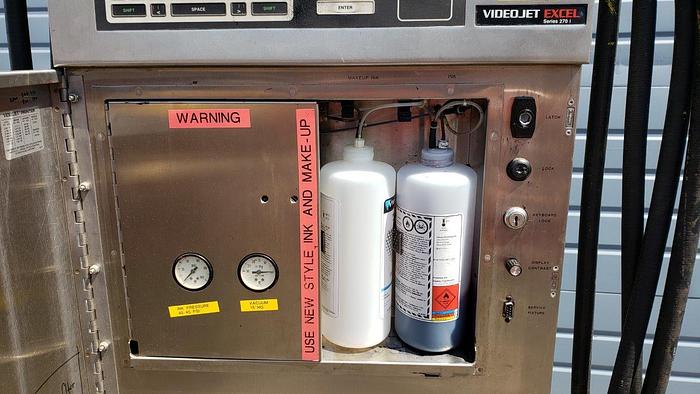 Used Videojet Excel/270i Back-to-Back Inkjet Printers