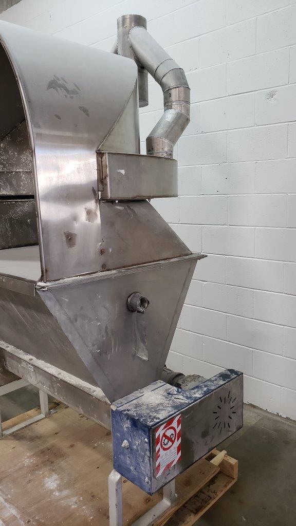 Used WAM Single Shaft Screw Feeder with Hopper