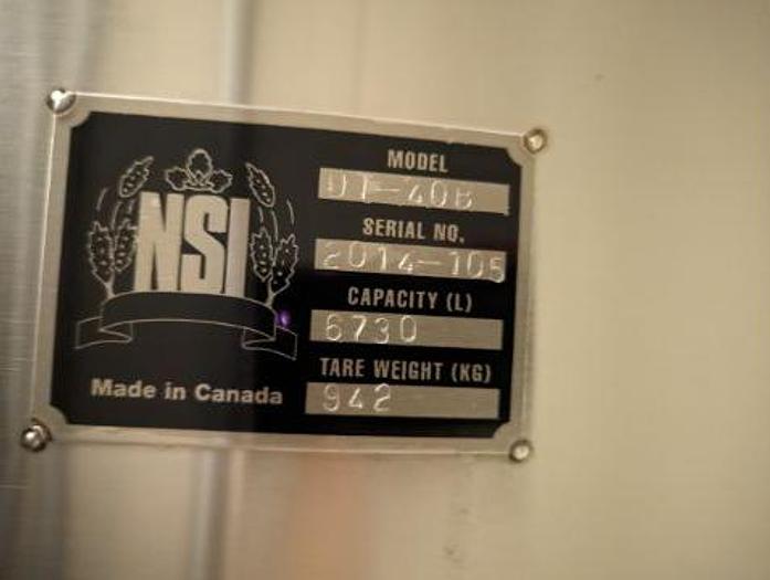 Used NSI 60HL Fermentation Tank