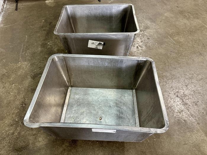 Used 40 Gal Rolling Bins