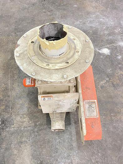 Used Kice VJ Rotary Airlock Valve with Hopper