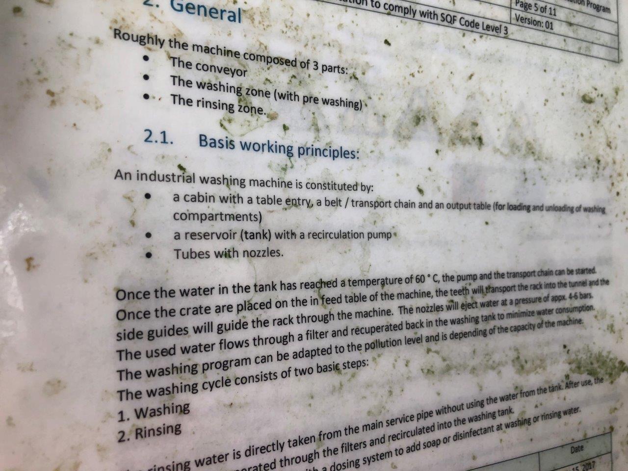 Used Unifortes Tray Washer