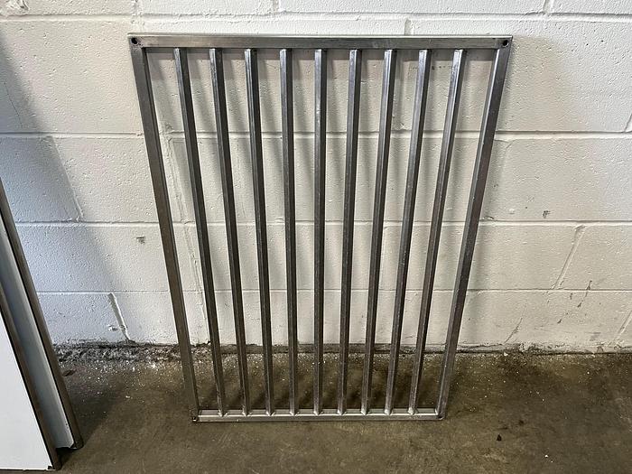 Used 9 CF Stainless Steel Hopper Tote