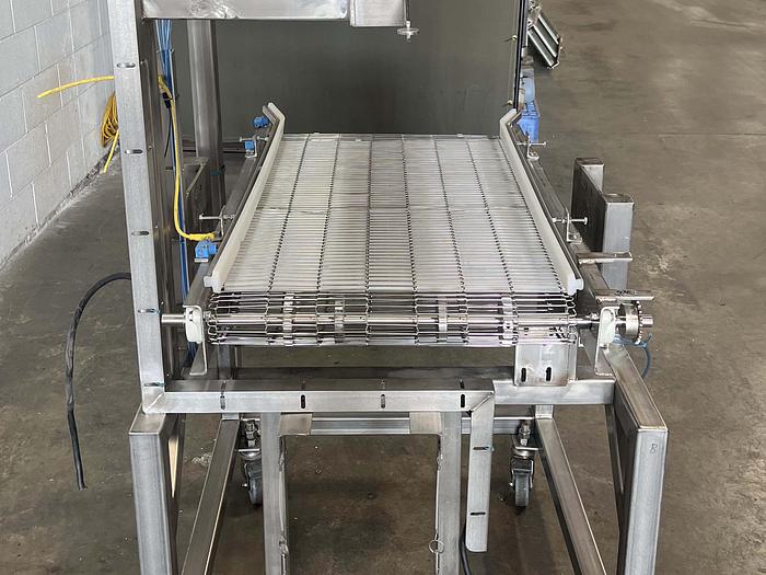 Used 3'L Wire Mesh Conveyor