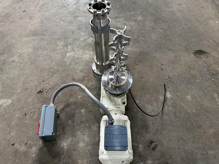 Used 1.5 HP Inline Mixer