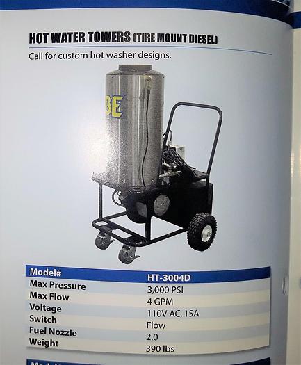 Used BE Electric Hot Water Pressure Washer