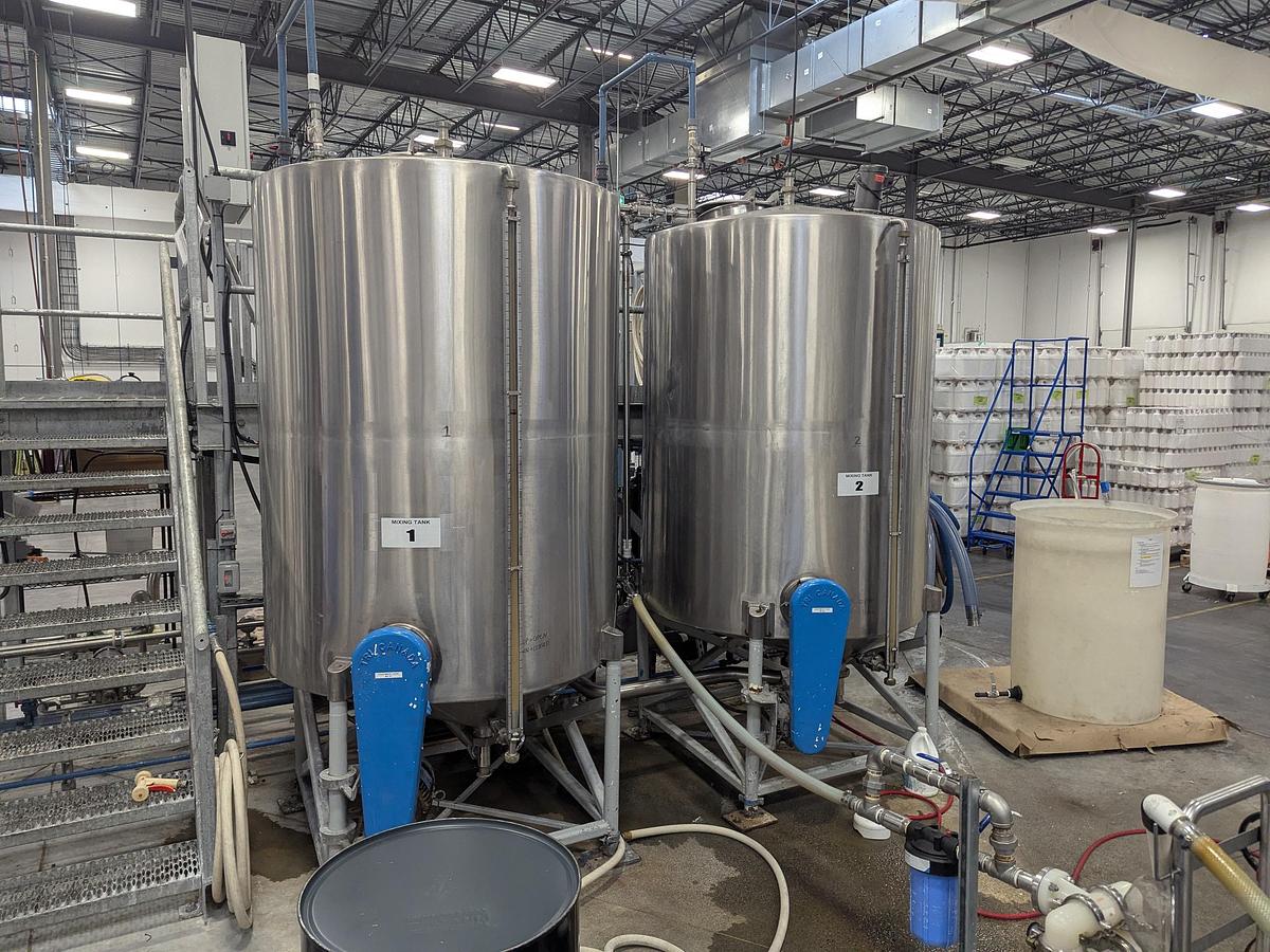 Used 3000L Mixing Tanks