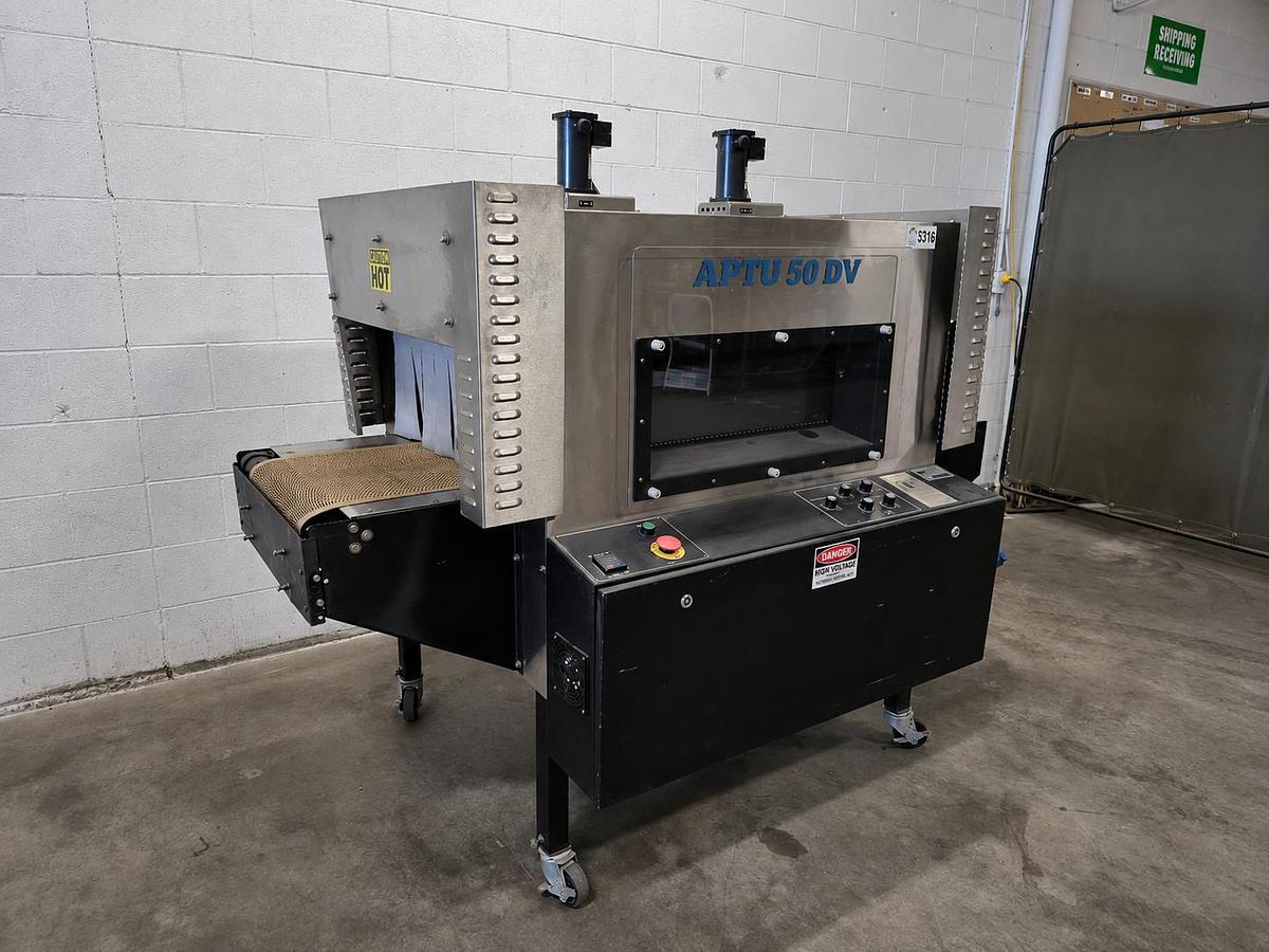 Used API APTU 50-DV Heat Shrink Tunnel