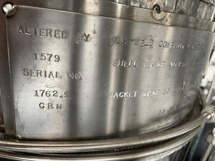 Used NBS 80L Bioreactor & Fermentor