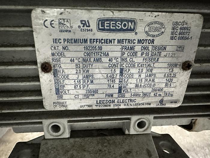 Used DTS Produce Corkscrew Wash Tank