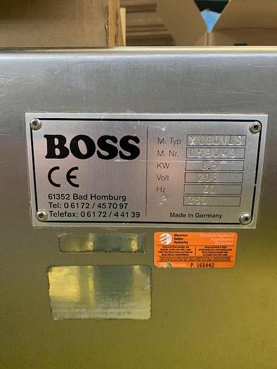 Used Double Chamber Vacuum Packager with Dip Tank