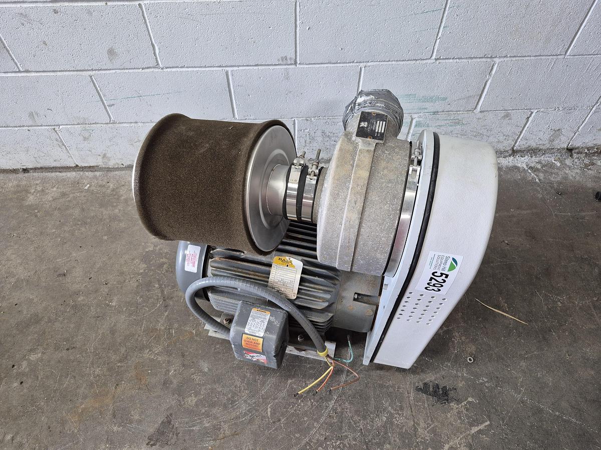 Used Republic RB 1200 Centrifugal Blower Assembly with 20 HP Baldor Motor