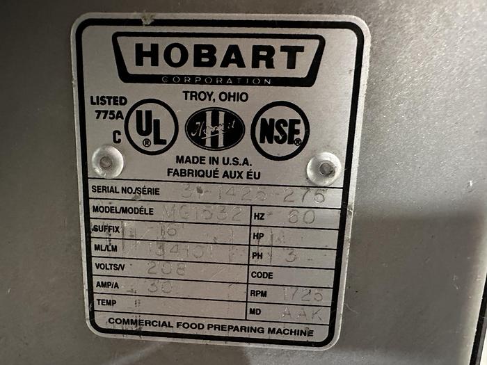 Used Hobart Meat Grinder