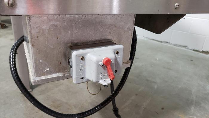 Used Vanmark 6-Roll Abrasive Peeler/Scrubber/Washer