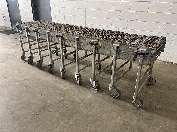 Used NestaFlex 376 Flexible Roller Conveyor