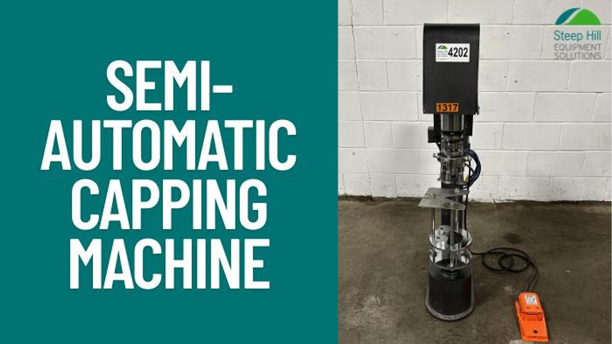 Used CrossQ Semi-Automatic Capping Machine FC-SM