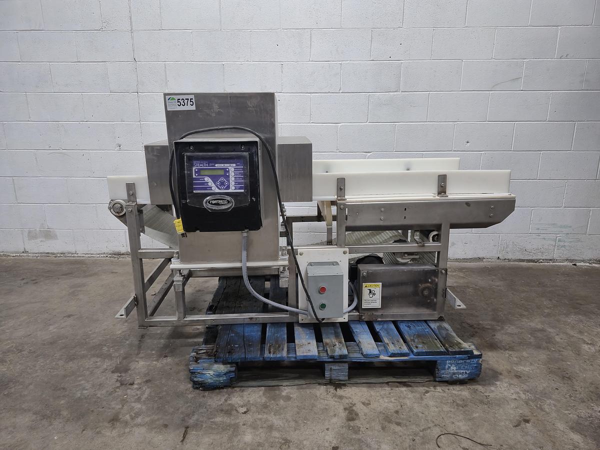 Used Fortress Stealth 22" W x 9.5" H Conveyorized Metal Detector